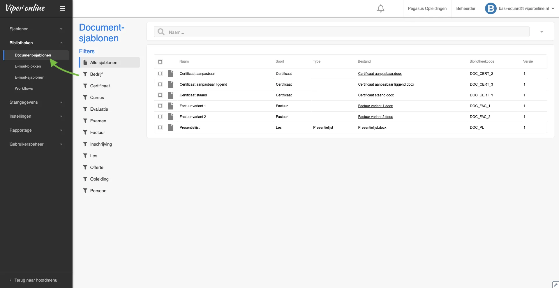 Document bibliotheek 001