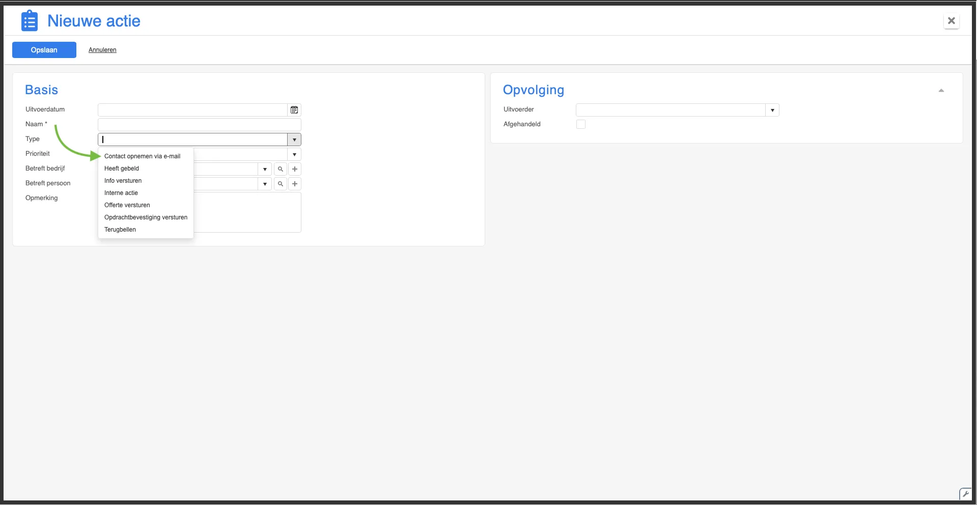 Actietypes 004